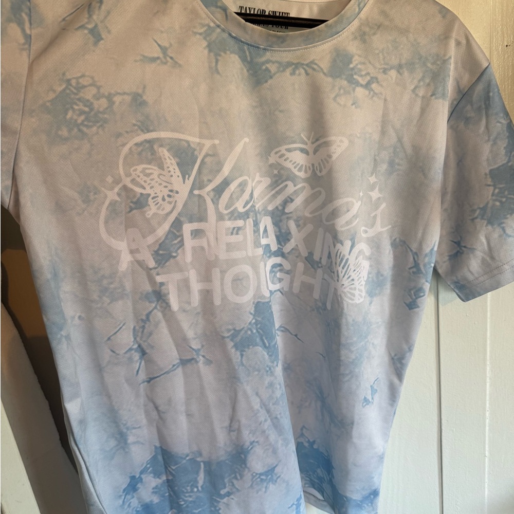 Taylor Smith Blue Tie-Dye T-Shirt